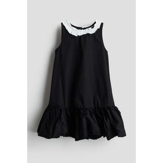 H&M A라인 드레스 블랙/화이트 1225935003