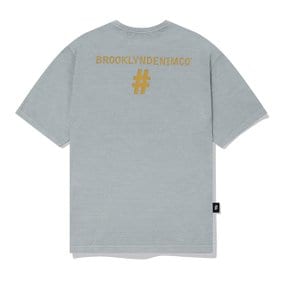 [BEENTRILL X BROOKLYNDENIM] 피그다잉 컴포트핏 반팔 티셔츠 BA242TS027_GR