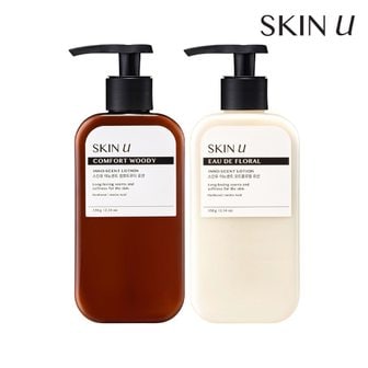 스킨유 이노센트 로션 세트 (컴포트 우디 + 오드플로럴)