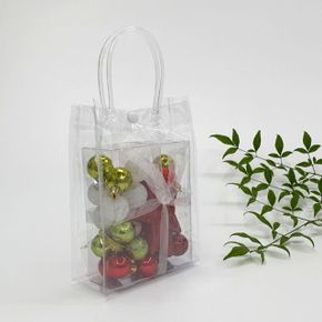 투명 쇼핑백 선물가방 세로 PARABU-2353-PVC 소 X ( 5매입 )
