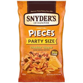 [해외직구] Snyders of Hanover 스나이더스하노버 프레첼 피스 체다 치즈 510g 2팩