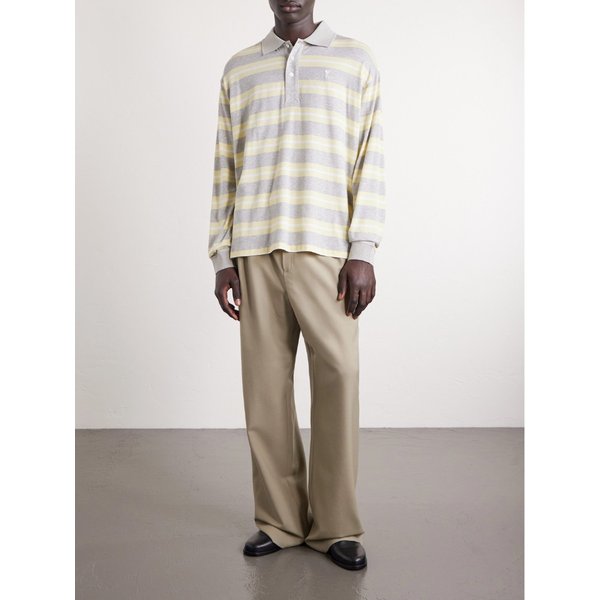 스트라이프 코튼 저지 폴로 셔츠 46376663163015920