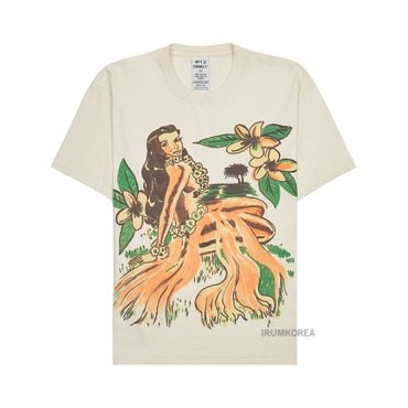 와일드동키 [와일드 동키] SS25 공용 하와이안 티셔츠 T HAWAIIAN TEA DYED