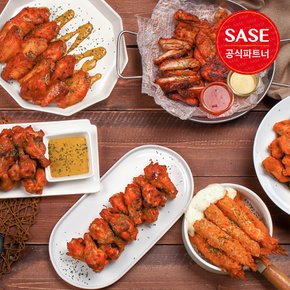 사세 버팔로윙1kg+버팔로스틱1kg+크리스피치킨가라아게1kg