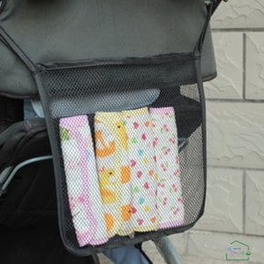 유모차 포켓 메쉬 망사 주머니 휴대용 정리함 수납 가방