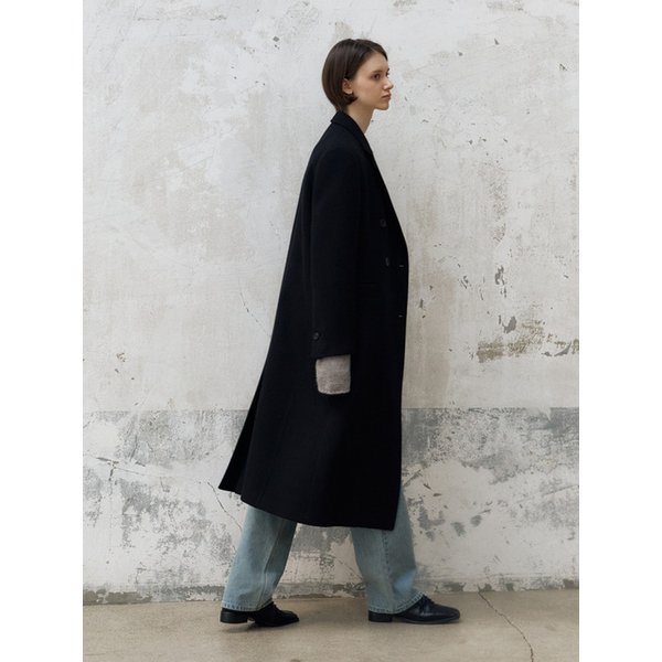 [메리지히 PICK] 마레 캐시미어 테일러드 코트 블랙