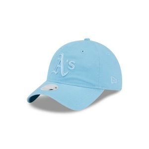 이스퀘어 3591296 New Era 뉴에라 여성 라이트블루 오클랜드 애슬레틱스 도사이언토스 코어 클래식 920 조