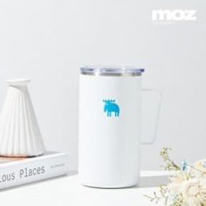 MOZ 스웨덴 316 스텐 진공 보온컵, 퓨어화이트, 600ml