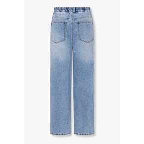 [리오더, MEN] 백 밴딩 와이드 데님 팬츠 91H6262131151