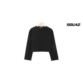 긴팔티 SPLT006 3COLOR 여성 오버핏 긴팔 크롭티셔츠