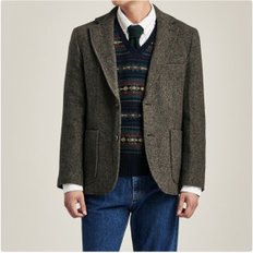 [정상가 129,000원][LODERN]로던 23FW 남성 메리노울 헤링본 자켓