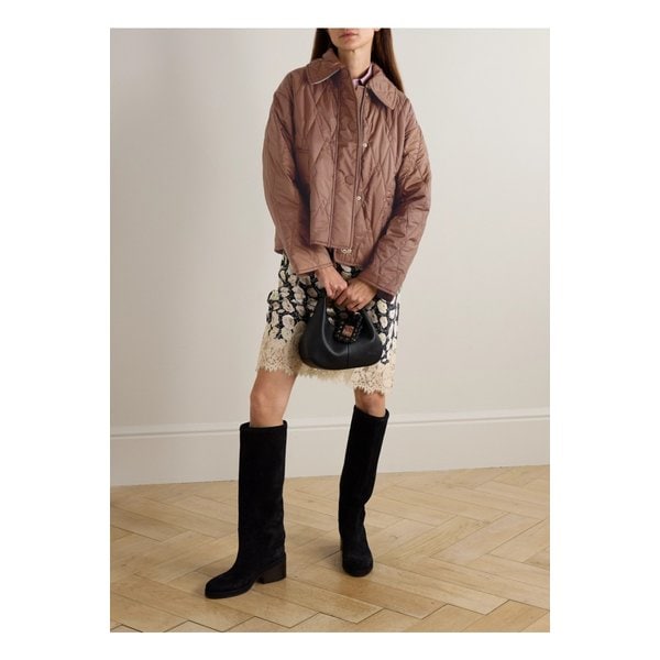 버나뎃 퀼팅 셸 재킷 브라운 46376663162881789