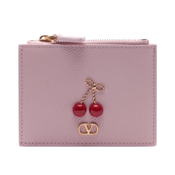 [부산점] 26SS 여성 브이로고 시그니처 지퍼 카드지갑 (8W2P0AY2 WGX 16Q 26S)