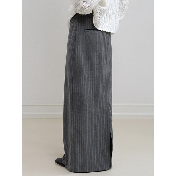 Frankie long skirt (charcoal)