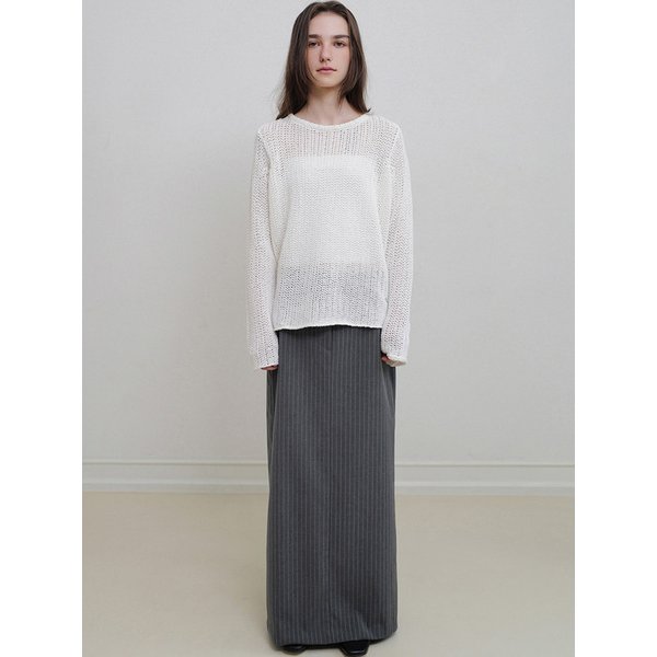 Frankie long skirt (charcoal)