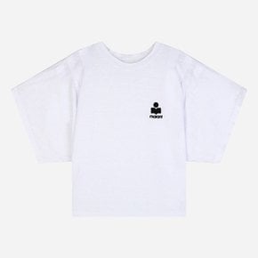 [시흥점] 6S TS0313FA A1N09E 20WH 키안자 로고 린넨 반팔 티셔츠 화이트