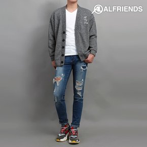 CD[M자수 빅 오버핏 가디건]