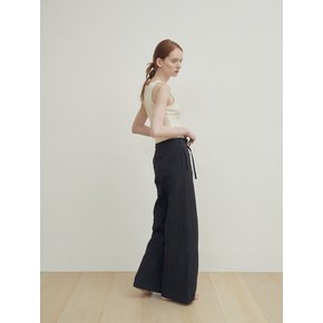 CREASED PANTS - BLACK