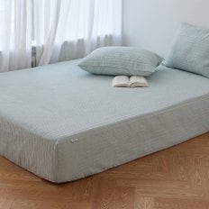 시그널 마이크로화이버 피그먼트 올인원 누빔매트리스커버 Q 4colors
