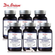 [직구][6통] NMN+프테로스틸벤 500mg 고순도 99.9% (총6개월분)