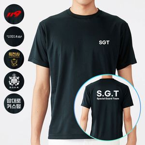 오너클랜 쿨 블랙 특별경호대 군인 SGT 반팔티셔츠