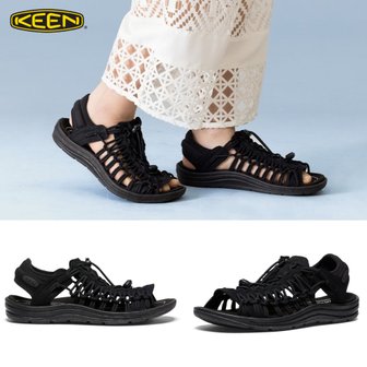 KEEN 킨 여성 샌들 유니크 2 블랙 블랙