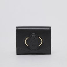 Oval wallet(Deep sleep)_OVADX24002BLK