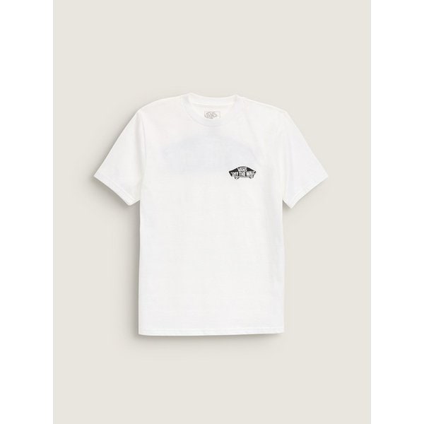 [반스 공식] 보이 더블 스탠다드 반소매 티셔츠/ VN000T30WHT1