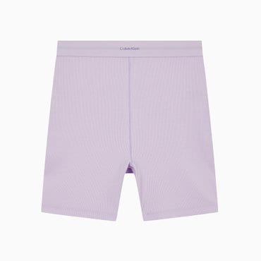 Calvin Klein Underwear 여성 코튼 스트레치 립 리브드 바이커 쇼 QS7216-QXY