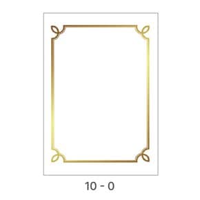 금박 상장용지 A4 20매 돼지꼬리 10-0 백상지