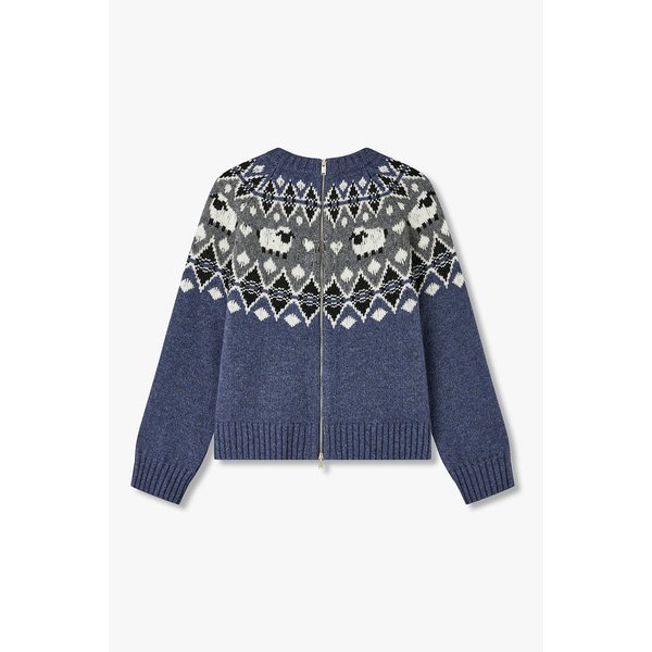 노르딕 패턴 니트 풀오버 7115450Z03140