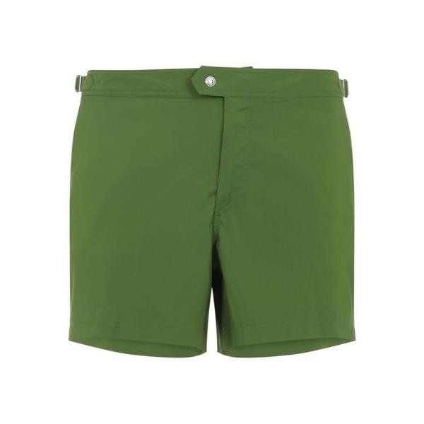 확대된 대표 톰포드 스윔팬츠 BSS001FMN067 GCL Olive Green