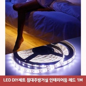 LED DIY세트 침대주방거실 인테리어등 레드 1M