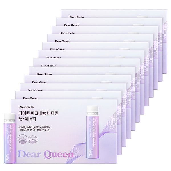 디어퀸 마그네슘 비타민 for 에너지 7병x12박스/12주