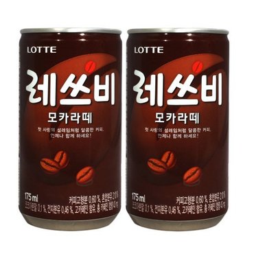  레쓰비 모카라떼 175ml x 90캔 / 캔커피 캔음료