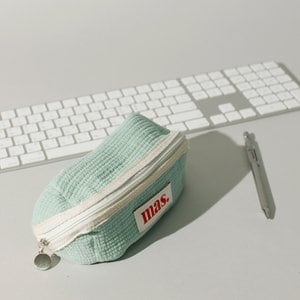 마스마룰즈 Hapoom pencil cosmetic pouch _ Mint