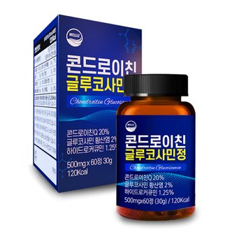 웰리즈 콘드로이친 글루코사민정 500mg x 60정 1개 2개월분