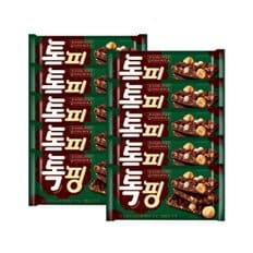  오리온 톡핑 헤이즐넛그래놀라 43g x 10개