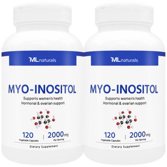 마이라이프내추럴스 신제품! 2병 마이라이프 내추럴스 미오-이노시톨 2000mg 120야채캡슐