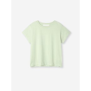 basic crop t-shirt_lime