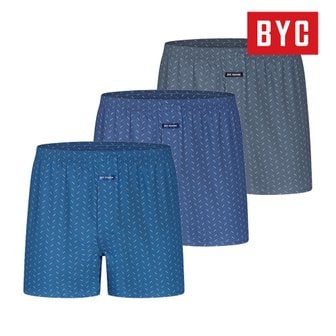 BYC 남성 분리형 트렁크팬티 60수 순면100% 더블박서 MCW1024 3매입