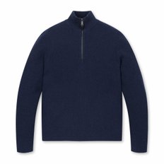 WOOL 100 HALF ZIP-UP KNIT_NMWAW23704NYX