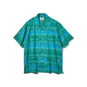 FIVE POCKET ISLAND SHIRT_GREEN IKAT