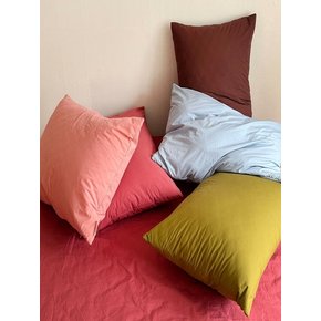 에브리 고밀도 60수 바이오워싱 면 베개커버 5COLOR