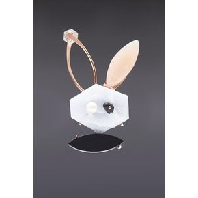 2023 Rabbit Brooch - Skyblue