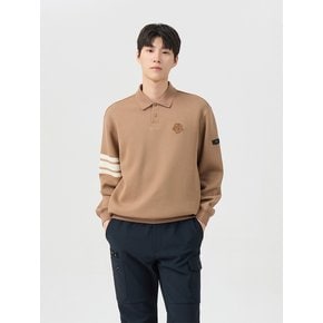 (남성) Border Line Sleeves Collar Sweatshirt G4TAW26201BEX