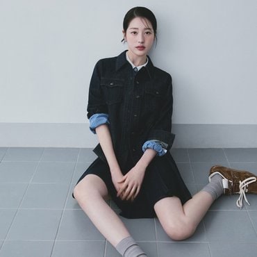 케네스레이디 주르 데님 블라우스(장다아 착용) EWDBPD4000