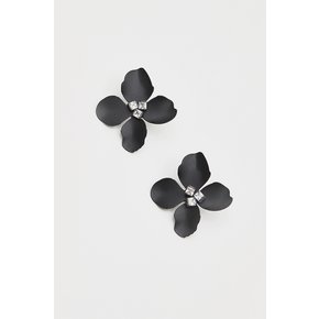 Fleur Earrings - Black [옵션-귀찌}