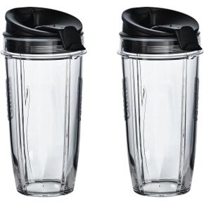 영국 샤크닌자블랜더 Nutri Ninja 24 oz Tritan Cups with Sip Seal Lids. Compatible BL480 BL4