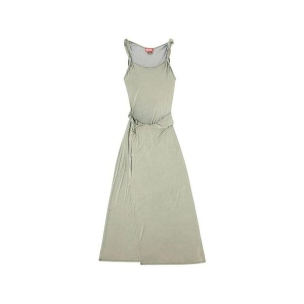 26SS 디젤 D 에스티가 맥시 드레스 A21867 0EPCJ 5GDA OLIVE GREEN DOM